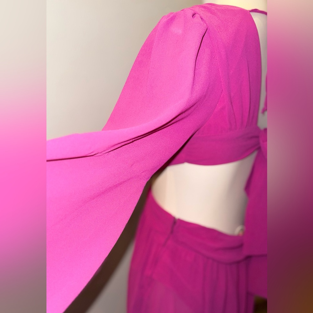 Pink Cut-Out Maxi Dress - Picture 6 of 6